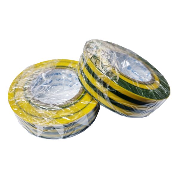 Electrical Insulation Tape - 10 pack - Yellow & Green