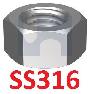 Metric SS316 Hex Nuts