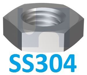 Metric SS304 Hex Lock Nuts