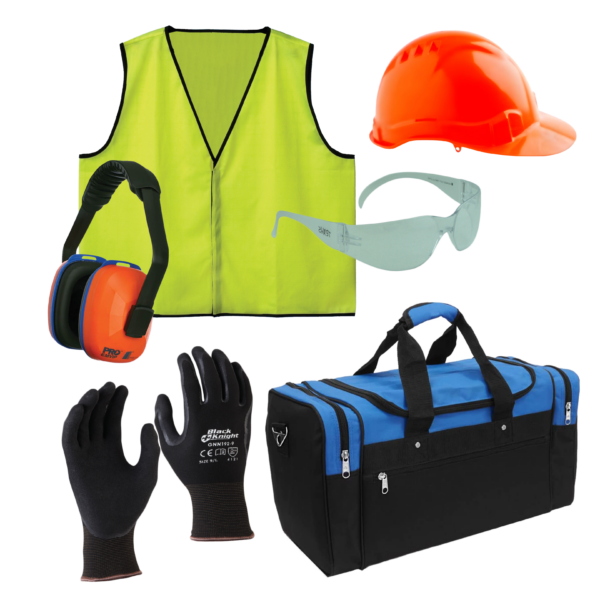 Personal Safety Kit - Silver 5 pc in Sports Bag