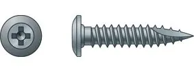 Type 17 Wafer Head Gal Screws