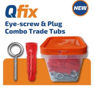 NEW! Qfix Trade Tub Eye-Screw & Plug Combo