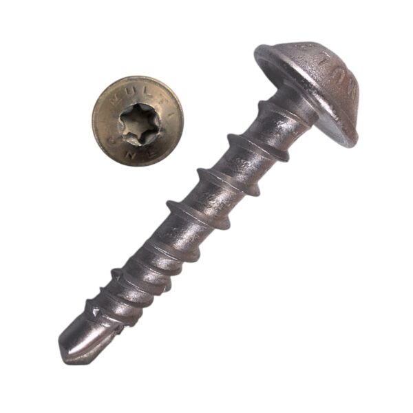 MultiOne Screws Contour Head (Dome) T25 B8 10g x 30mm Box 150