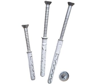 CSK Head Gal Heavy Duty Qfix Frame-Gripz Plug & Screws
