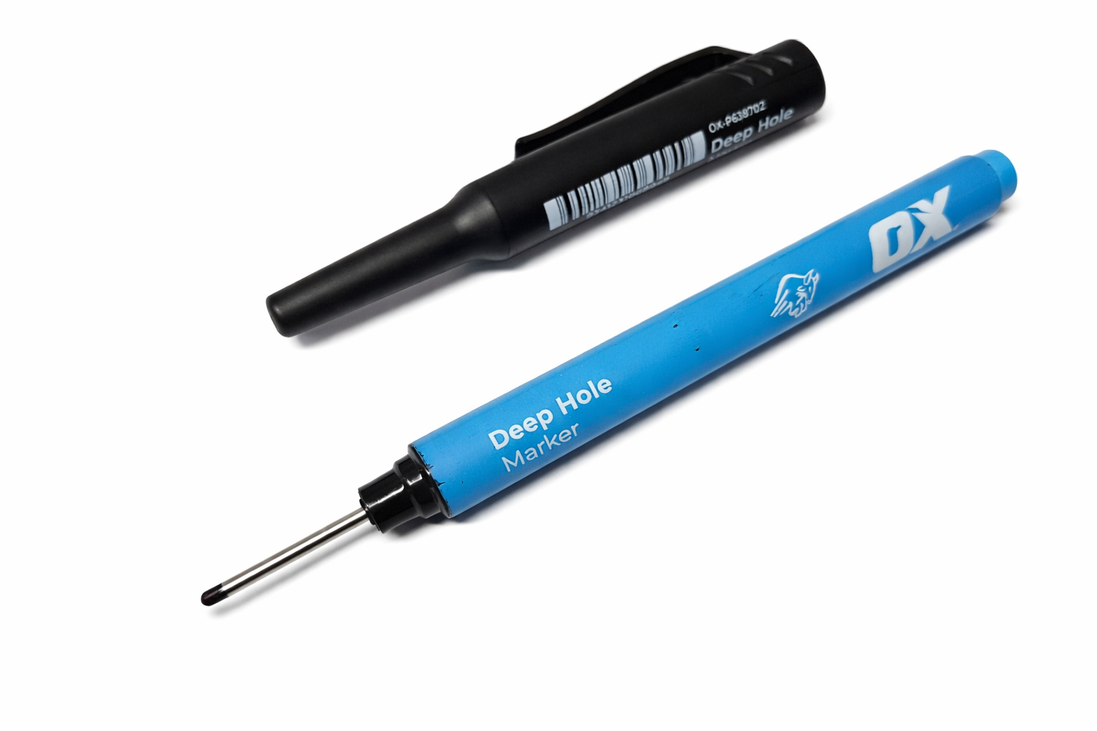 OX Pro Deep Hole Permanent Marker Pen Black with Holster (OX-P638701)